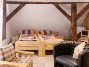 Schlafecke im Wohnzimmer